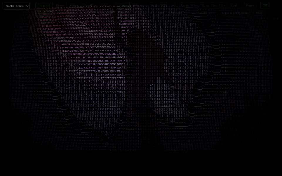ASCII Video — real-time ASCII art renderer